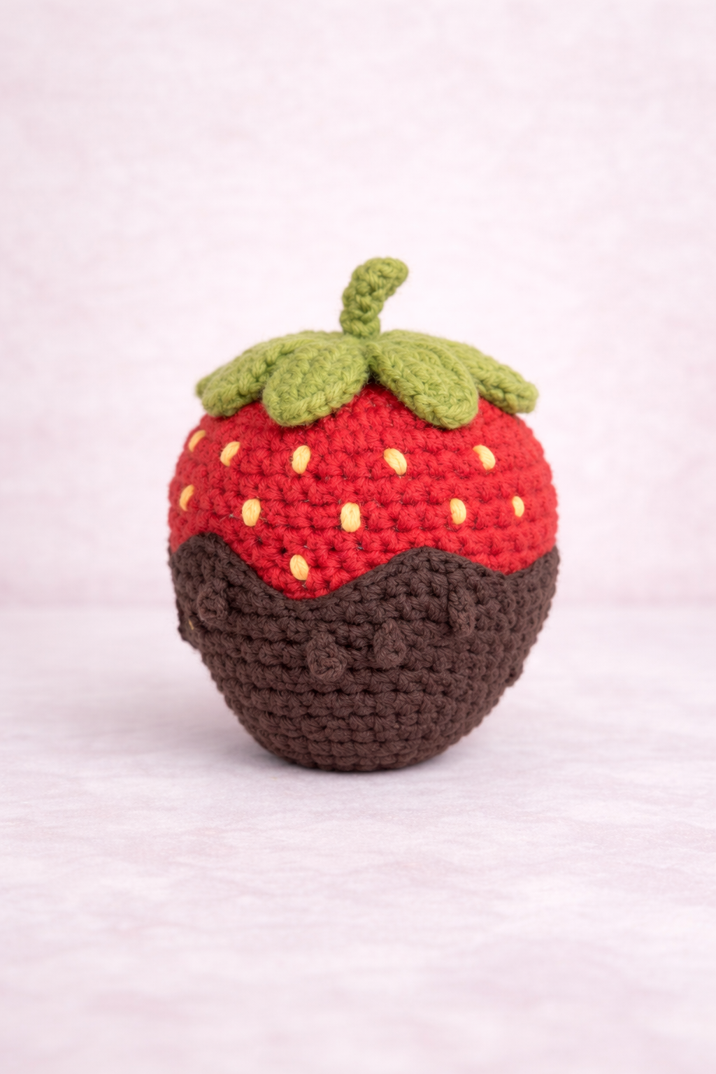Valentine Crochet Pattern Bundle (3 PDFs) — Bear + Crochet Rose + Chocolate Covered Strawberry (Beginner)